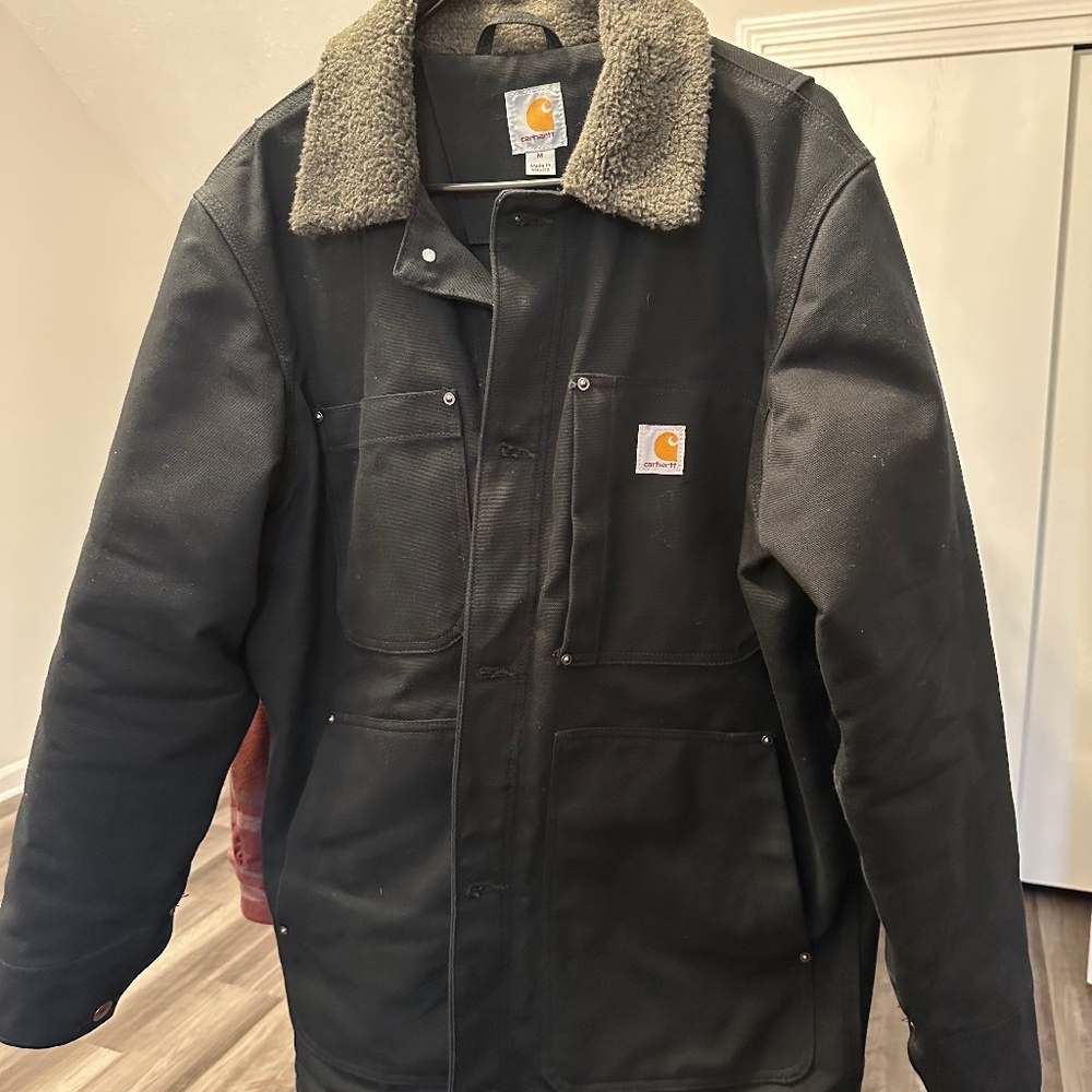 Carhartt Full Swing Chore Coat - Men's Medium - Black